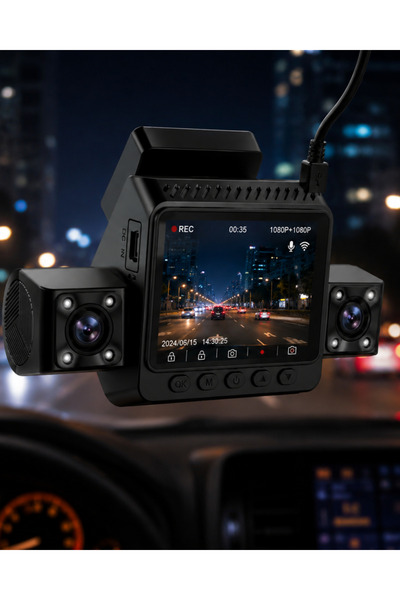 OEM Araç İçi Güvenlik Kamerası 4 Lensli Full HD Kayıt Destekli Sistem