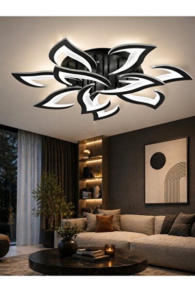 Sanctum rangar plofenyer lüks modern 10 lu beyaz ledli avize