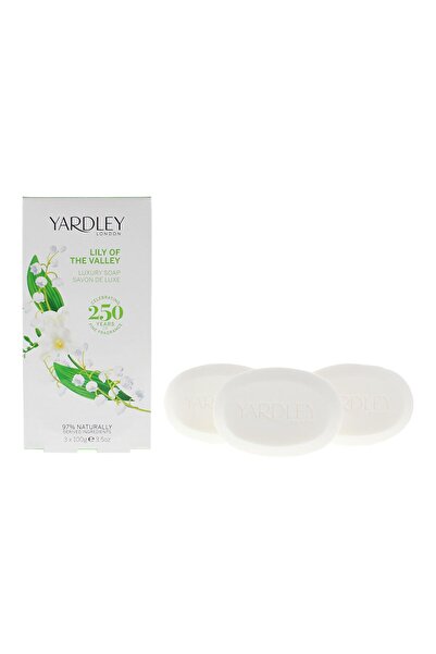 YARDLEY Set Trio, Yardley, Lily Of The Valley, Soap Bar, For Face & Body, 3 p...