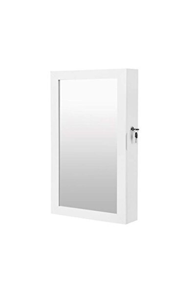 SONGMICS Jewelry Cabinet Model Hodge, White, 37 x 10 x 67 cm
