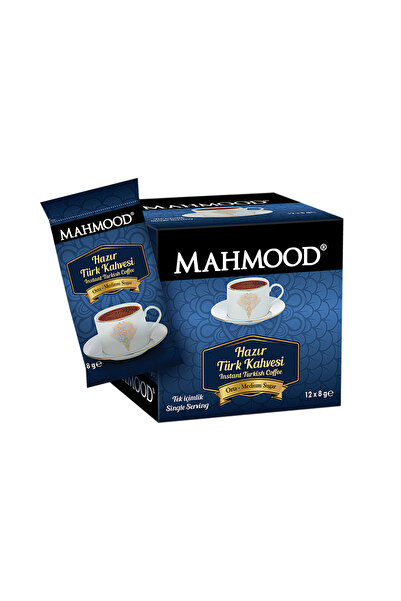 Mahmood Coffee Cafea turcească instant, dulciuță medie, 12 plicuri x 8 g
