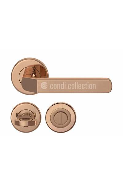 Condi Collection 1083 مقبض باب من الفولاذ المقاوم للصدأ PVD برونزي