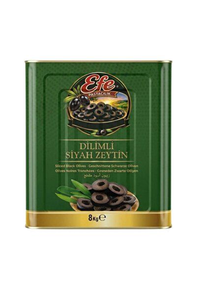 EFE PASTACILIK Dilimli Siyah Zeytin 8 Kg – Pizza, Poğaça ve Pastane Ürünleri ...