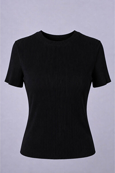 trender 6231 Black Women's T-Shirt 26Yln2000068