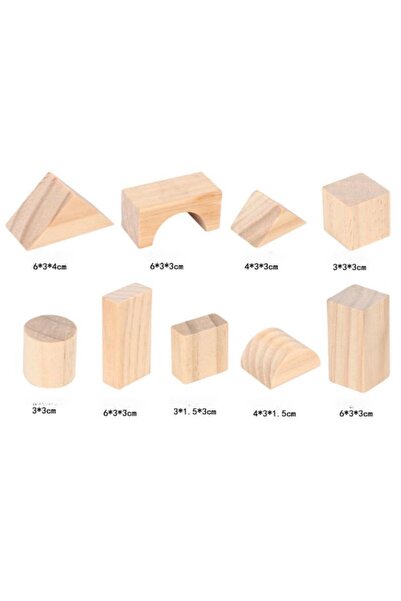 Wooden مكعبات بناء متعددة الاستخدامات
