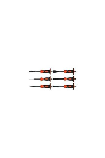 yato Chisel and Punch Set with Hand Guard - 6 Pieces