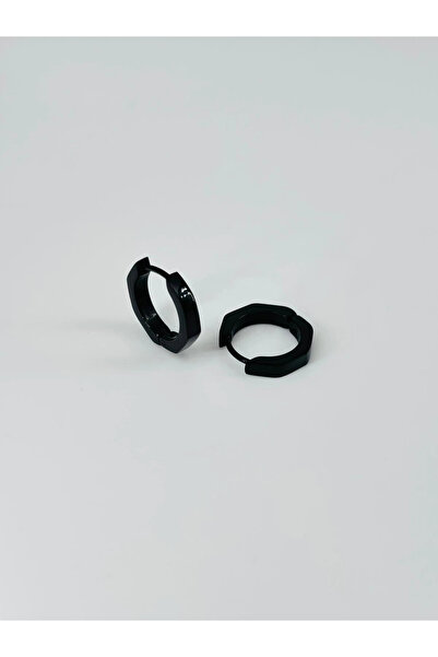 EASERA TİCARET Steel Men's Earrings Diameter (11) Thickness (3) - Ekp0011