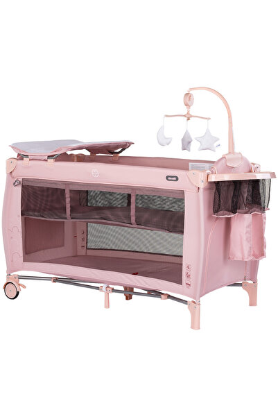 Evelise Foldable stroller Chipolino Bella powder pink