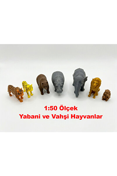 Friday Home Yabani Vahşi Hayvanlar Maket Figürleri - Teraryum ve Projeler içi...