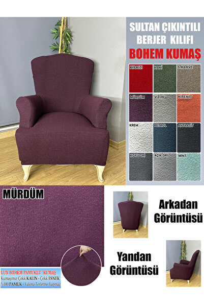 İLYEVTEKSTİLİ BOHEM PAMUKLU KUMAŞ SULTAN ÇIKINTILI MODEL KOMPLE GİYDİRME BERJ...
