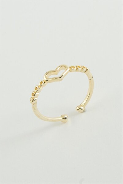 ZERO LAND Ilkeshop Heart (91126) Metal Ring-Yellow