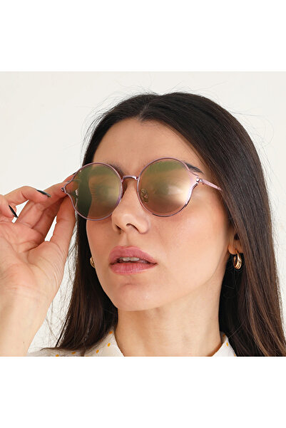 Babafiyatlar Spenser Pink Mirrored Women's Sunglasses