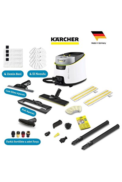 Karcher Sc 5 Deluxe Signature Line Plus Set Buharlı Temizlik 2200W 4 Bar Prof...