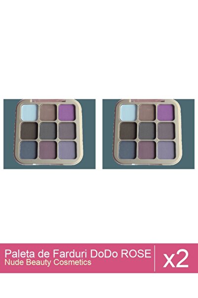 Makeup Set of 2x DoDo ROSE Eyeshadow Palette 8g, 03