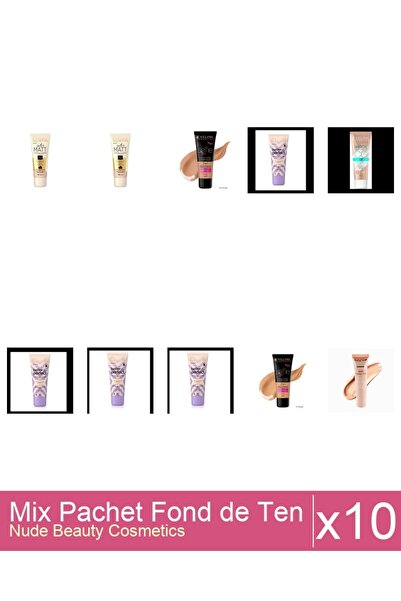 Makeup Set Mix 10 produse Fond De Ten: Eveline Better the Perfet, 01, ( ivory...