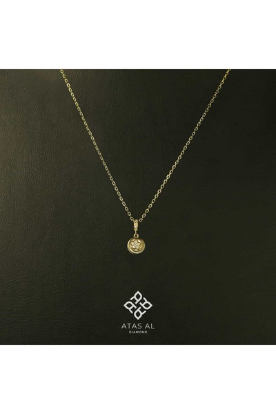 Atas Al Diamond Pearl Star Duo – & Yıldız Çift Charm Altın Kaplama 925 Ayar G...