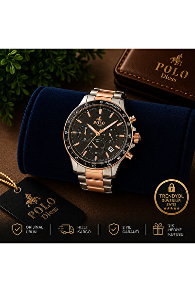 Polo diess erkek kol saati/tüm fonksiyonları aktif /su geçrime yok