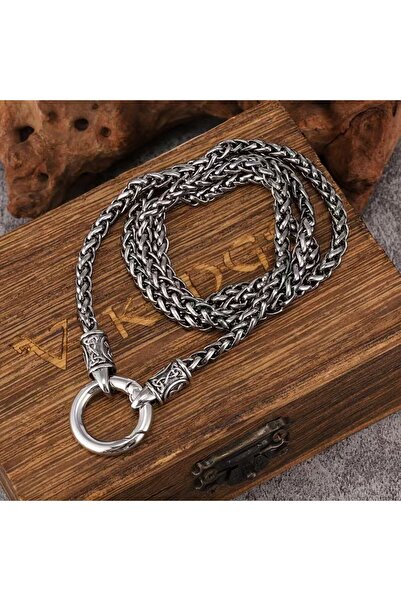 choice2 60cm steel Fashionable New Retro Ethnic Style Double-Ring Round Buckl...