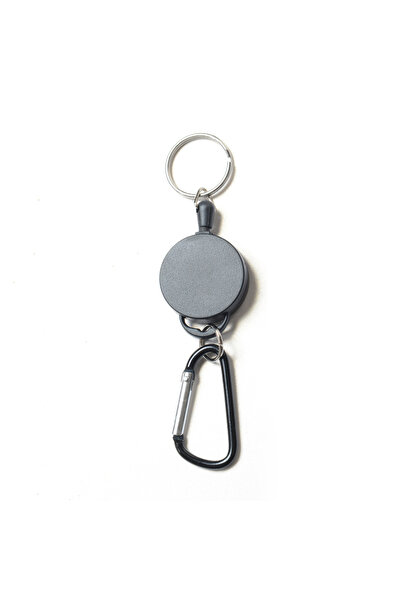 Choice A Creative Retractable Keychain with Steel Cable ABS Alloy Carabiner C...