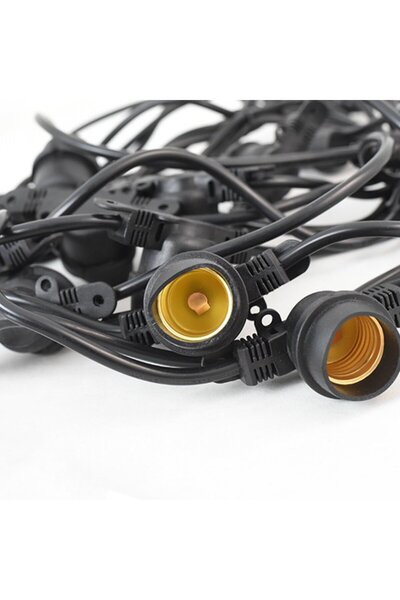 DELIGHT Ghirlanda luminoasa, 20m, interconectabil, E27, IP65, 20m