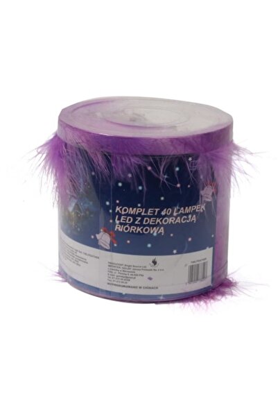 Goliat Set de 40 de lumini LED decorative în formă de pene, Goliat, violet, 3...
