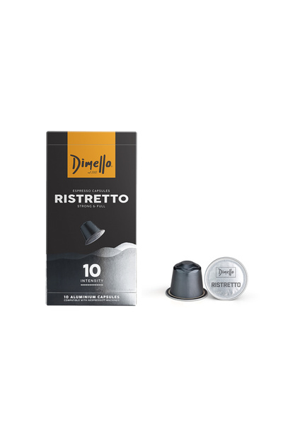 DİMELLO Κάψουλες Ristretto συμβατές με Μηχανή Nespresso - 10τεμ.