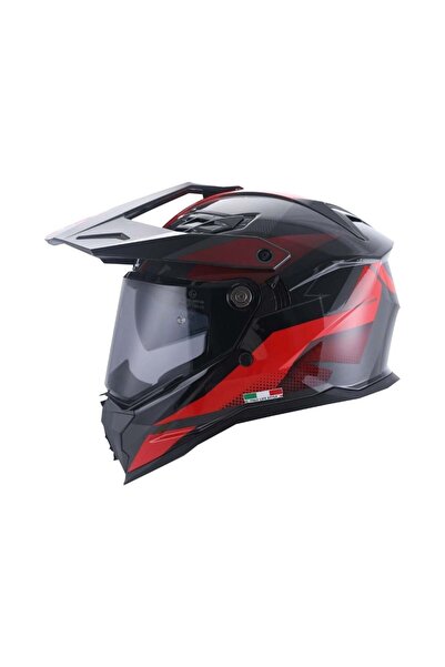 Sway SW-X65 Red Adventure Kask - MotoDede