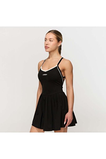 GymBeam Rochie sport tip colegiu neagră L