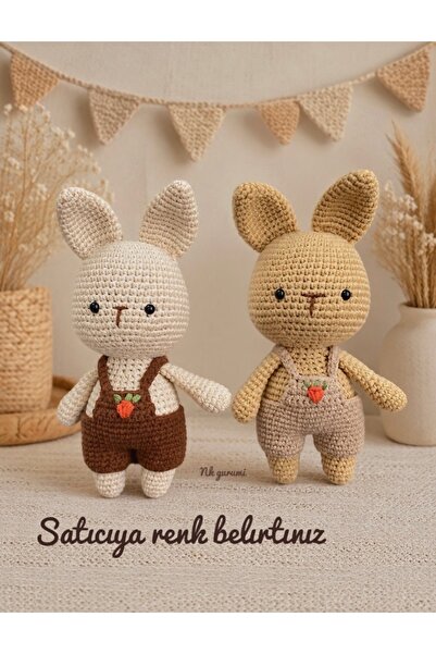 NK GURUMİ Amigurumi Sevimli Tavşan(1 adet)