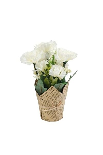 OEM Artificial Flower in Pot Carnations 22 x 10 cm