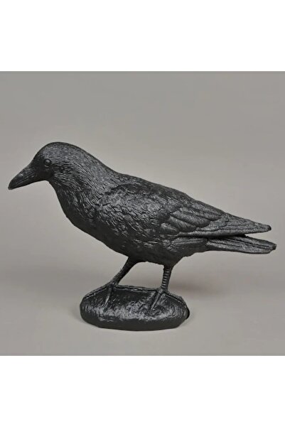 OEM Crow/Raven Plastic Bird Scarecrow for Terraces and Roofs