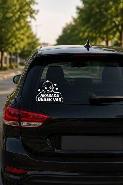 MSticker Autocolant pentru geamul mașinii Există un copil 17x17 cm |   Autoco...