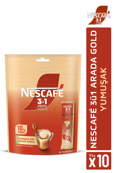 Nescafe Nescafé 3ü1 Arada Gold Yumuşak 10'lu Çoklu Paket