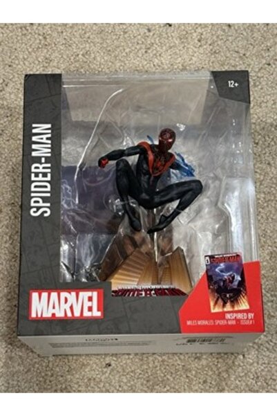 Marvelle McFarlane Spider-man 1:10 Scale Posed Statue Marvel Wave 2 -Miles Mo...