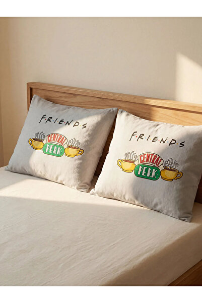 LC Waikiki Lcw Home Mixed Friends Printed Pillowcase Set of 2 50X70 cm