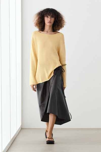 Massimo Dutti %100 merserize pamuklu jarse