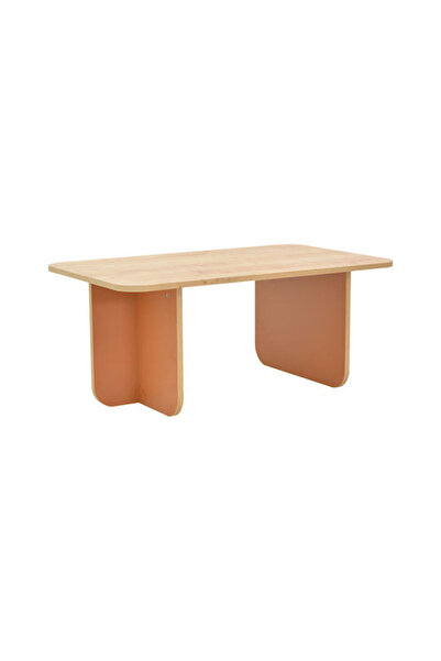 Other Τραπέζι Bοca pakoworld σε oak-κεραμιδί απόχρωση 100x60x42εκ