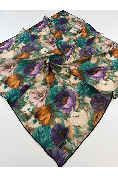 Butik وشاح ناعم رقيق منقوش بالورود العضوية (مضاد للانزلاق)