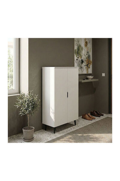 Other Παπουτσοθήκη-ντουλάπα Oufelia pakoworld λευκό 60x32.5x134.5εκ