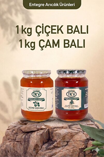 TKV Bal TKV Çiçek Balı 1 kg ve Çam Balı 1 kg
