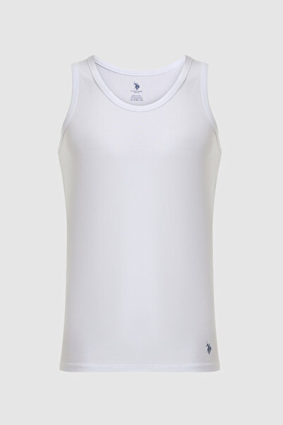 U.S. Polo Assn. Men's White Underwear Top 50326328-Vr013