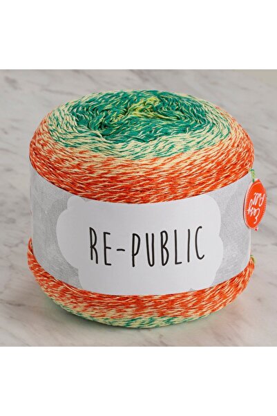 LA MİA YARNS La Mia Fresh mramorirana pređa za ručno pletenje - LF017