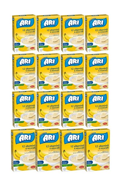 Arı Mama 12 Lİ SÜTLÜ MUZLU PİRİNÇ UNU 250GR 12 VİTAMİNLİ 6 MİNERALLİ 12 ADET ...