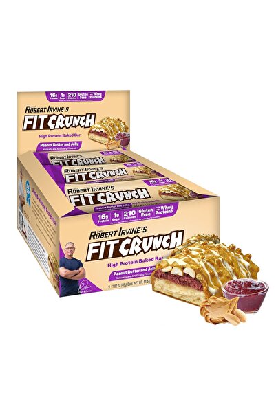 Fit Crunch FITCRUNCH Snack Size Protein Bars, Designed by Robert Irvine, 6-La...