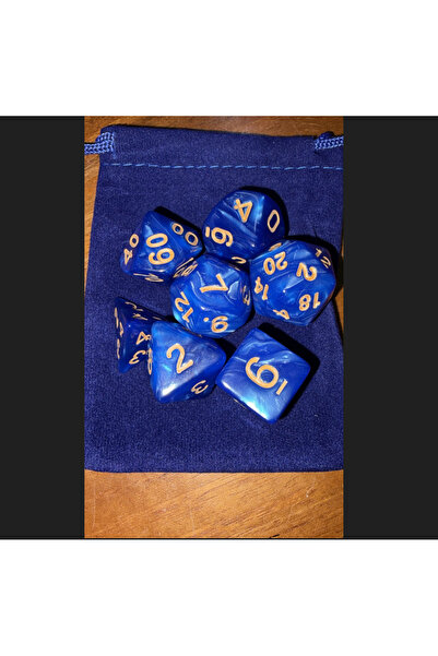 zerzembe DND EPOKSİ Frp Zar Seti 7li Set Dnd Zarı Dungeons And Dragons Masaüs...