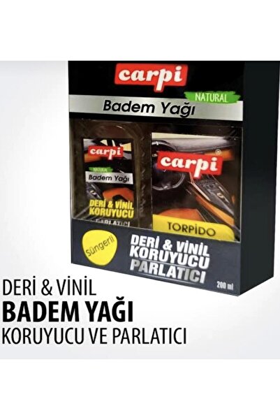 CARPİ Deri&Vinil Torpido Koruyucu-Parlatıcı 200ml Badem Yağı