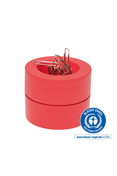 MAUL Suport pentru agrafe, forma rotunda - D73mm, H60mm, din plastic reciclat...