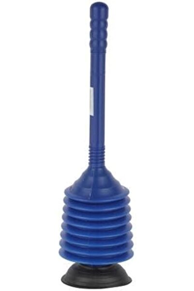 DELCASA DC3057 Air Plunger with Rubber Force Cup, Blue