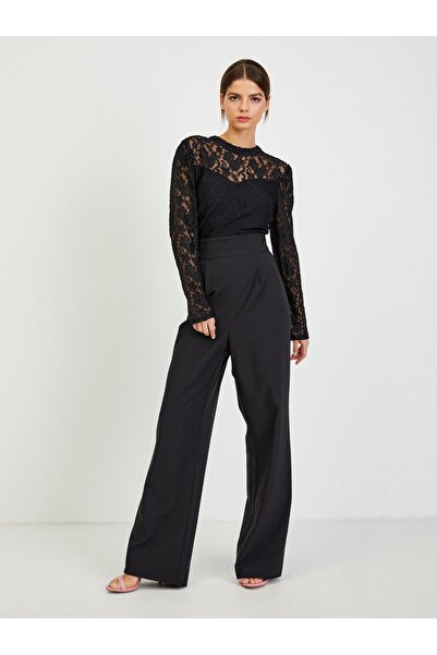 ORSAY Black women's jumpsuit with lace detail