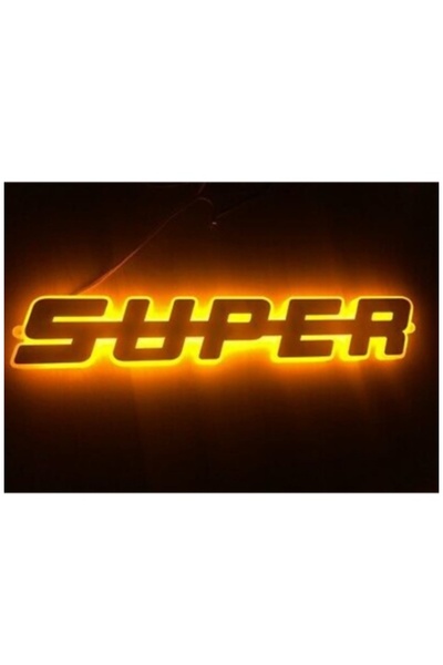 Led Light Alex Grilă frontală "SUPER" cu LED portocaliu, 24 V